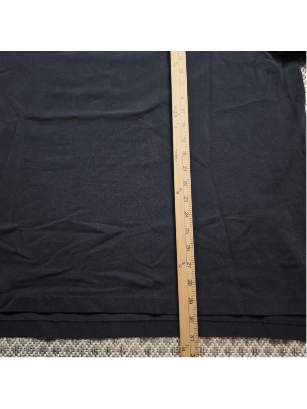 Polo Ralph Lauren Mens 3XB Black Big Pony #3 Big Tall Cotton Polo Shirt